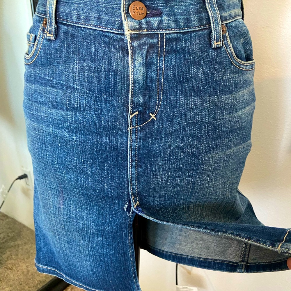 Abercrombie Fitch bye Ezra Fitch, denim skirt, size 27 blue